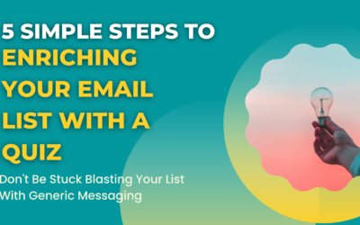5 Steps To Generating More Revenue From Your Existing Email List